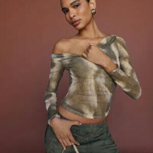 Reformation Elio Top in Pinto - Size S